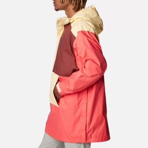 Custom Print Logo Outdoor <b>Lightweight</b> Waterproof Softshell Anorak Packable Zip up Safari Windproof Rain Windbreaker <b>Jackets</b> - Product Image 3