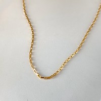 eManco 10PCS Chaîne de collier à maillons rectangulaires en acier inoxydable avec chaîne à maillons rectangulaires polie sans nickel pour superposition