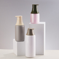 Bouteilles PET de 300, 500, 750 ml pour shampoing, savon pour le corps, lessive avec pompe à lotion plate, couleur personnalisée, emballage cosmétique pour soins personnels