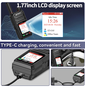 2025 New 5000km không giới hạn phạm vi zello HT PoC đài phát thanh toàn cầu PTT LTE đẩy để nói chuyện Walkie Talkie với simcard - Product Image 3