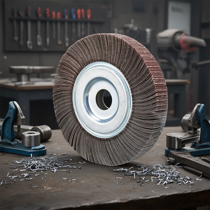 Disco de Lijado Fervi de Óxido de Aluminio con Orificio de 100 mm para Pulir Metal - Product Image 3