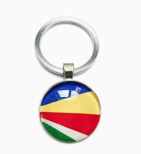 Portachiavi Souvenir della Bandiera Nazionale di <span class=keywords><strong>Palau</strong></span>, Ciondolo Personalizzato con Bandiere Nazionali di Tutti i Paesi, Gioielli con Pendente a Forma di Bandiera - Product Image 3