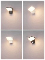 12W carré rotatif applique murale chevet lampe de lecture LED extérieur réglable Angle lampe hôtel chevet led applique murale nouveau style