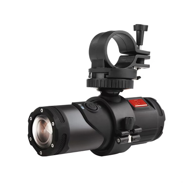 4K Ultra HD Action Camera - Waterproof 10m, WiFi, Helmet Mount for Bike & Motorcycle Sports