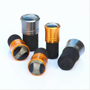 Tapones Metálicos Duraderos para Cañas de Pescar con Inserto de Espuma y Acabado de Aluminio - Product Image 3