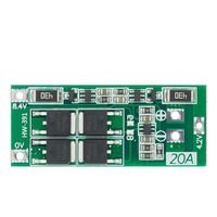 Carte de protection de batterie au lithium 18650 2S 7,4V/8,4V avec équilibrage de courant 20A Modèle HW-391/HW-392