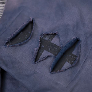 Streetlux Custom Acid Wash <b>Zip</b> <b>up</b> <b>Hoodie</b> Men's Heavyweight <b>Vintage</b> Oversized Distressed Hoodies with Rhinestone Embroidery - Product Image 2