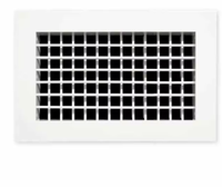 Fabricant OEM de grilles d'aération carrées en aluminium, efficaces, pour murs et sous-sols, design artisanal moderne