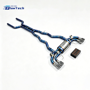 Sistema de Escape Catback de Titanio Valvetronic de Alto Rendimiento para BMW M8 F92 S63 4.4T V8 Twin Turbo, Actualización Ligera - Product Image 1
