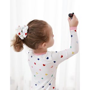 Coleteros para el Cabello BambooBud para Niñas, 3 Piezas de Rayón con Estampado Floral, Accesorios para Niñas Pequeñas - Product Image 5