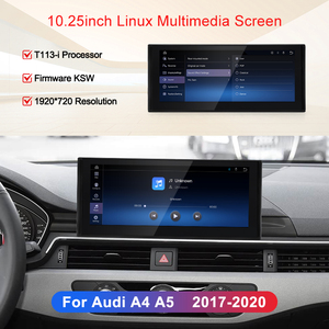Lecteurs vidéo de voiture STWEI 12,3 pouces, autoradio multimédia pour <span class=keywords><strong>Audi</strong></span> A4 A5 S5 Q5 B9 2017-2023, Bluetooth sans fil, Carplay, écran tactile - Product Image 3
