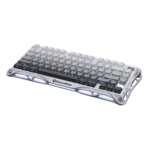 GravaStar Mercury K1 75% Clavier de jeu mécanique sans fil Joint en alliage d'aluminium Compact Hot-Swap Socket Interrupteurs linéaires - Product Image 3