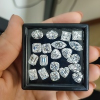 GRA Loose Moissanite Couleur Rose 1ct 2ct 3ct Round Brilliant Cut Synthetic Moissanite Diamond