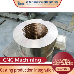 Cojinete de precisión para maquinaria Buje de cobre no estándar personalizado Bronce Latón para trituradora Manguitos de perforación Procesamiento de fundición - Product Image 4