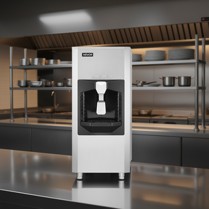 Distributeur de boissons commercial Vevor, capacité de 180 lb, 20 lb minimum, machine réfrigérée automatique autoportante en acier inoxydable - Product Image 2