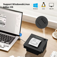 La impresora térmica de recibos de 58mm integrada Scangle admite puerto serie e interfaz USB
