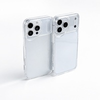 Coque de téléphone transparente de luxe C0042 pour iPhone 17 Air 16 15 14 13 12 11 18 Pro Max Ultra, antichoc en TPU