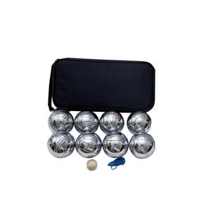 Set <span class=keywords><strong>de</strong></span> <span class=keywords><strong>Pétanque</strong></span> 8 <span class=keywords><strong>Boules</strong></span> en Acier Inoxydable 72mm, Haute Résistance, Durable, Argent, avec Sac en Polyéthylène et Emballage Carton - Product Image 6