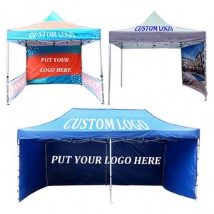 Carpa Plegable para Ferias Comerciales de 10x10 para Exteriores, Diseño Gratuito, Tela para Carpa de 3x3 - Product Image 1