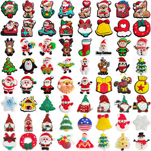 Venta al por mayor Navidad Año Nuevo Diversión Zapato Charmsarms para niños Zapato Charmsarms Custom Charms Accesorios para zapatos - Product Image 1