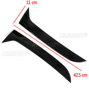 2 Piezas Alerón Lateral Trasero para Ventana de Coche, Canards Divisores para VW Tiguan MK1 2007-2016 / VW Tiguan MK2 2017+ Negro Brillante - Product Image 4