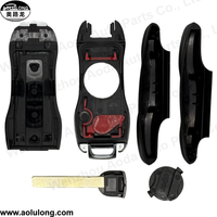 Coque de clé de voiture en gros à 4 boutons pour Porsche pour la fabrication de cadres décoratifs