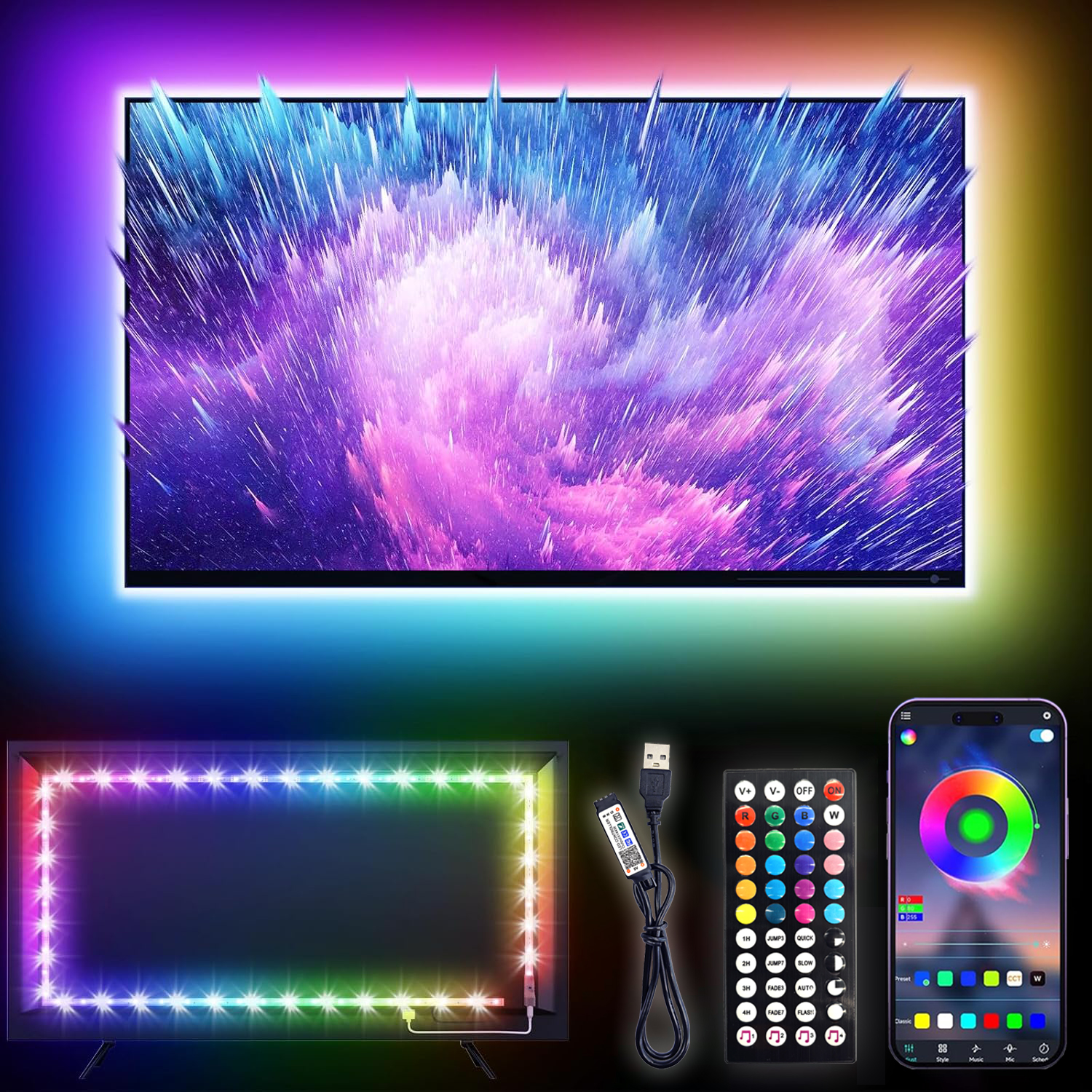 Application et télécommande