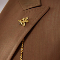 Veste de Costume Homme Personnalisée en Laine à Rayures Fines Camel, Col Revers, Tissu en Laine Premium, Coupe Slim, Blazer Professionnel pour Bureau et Événements Formels
