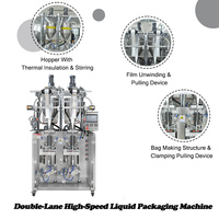 Machine d'emballage automatique de bâtonnets de sauce tomate, machine d'emballage de ketchup pour sauces liquides, pâtes et confitures de 1 à 50 ml, 60-70 BPM