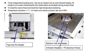 Nd722r Hoge Nauwkeurigheid Smt Bga Rework Station Automatische Infrarood Heteluchtverwarming Voor Ic Chip Opnieuw Solderen Lasapparatuur - Product Image 4