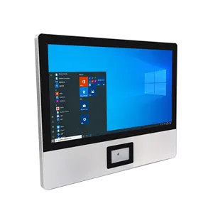 18.5 Inch Cash Register Machine POS Terminal POS System Windows With Capacitive Touch Pos Machine Barcode Reader