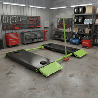 Plateforme élévatrice mobile à ciseaux, 3 tonnes, à levage moyen, avec vérin hydraulique rapide à levier pour voiture
