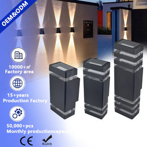 Lámpara de Pared Exterior Eléctrica, Decoración de Hotel, Impermeable, Moderna, Apliques de Pared Exteriores, Luz de Pared Exterior Solar LED para el Hogar - Product Image 1