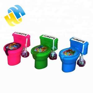 Şeker oyuncak sıcak satış lezzetli ve eğlenceli tuvalet şekli ekşi toz lolipop çocuk oyuncakları şeker toptan - Product Image 2