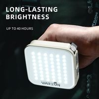 WARSUN Lampe de camping extérieure rechargeable portable Lanterne d'ambiance à LED solaire à ultra-longue durée IP65 Dimmable 6000K