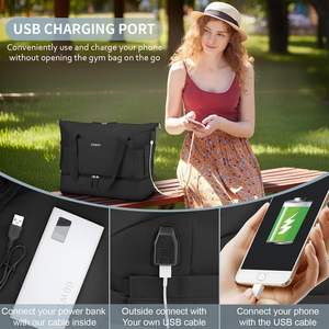 Momy Vintage Fashion Gym Bag for Women Personal Item Travel <b>Shoes</b> Compartment Weekender Overnight Duffel Bag <b>Wet</b> Pocket Reusable - Product Image 6