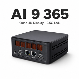 มินิพีซี NUC AMD <span class=keywords><strong>AI</strong></span> 9 365 NPU 2*2.5G LAN 2*DDR5 64GB PCIe4.0 2*HD 2*Type-C ระบบปฏิบัติการ Win11 คอมพิวเตอร์ <span class=keywords><strong>AI</strong></span> - Product Image 1