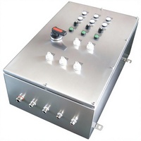 Boîtier de commande d'automatisation antidéflagrant Ex Db Eb IP66 IECEx ATEX pour projets d'automatisation des installations industrielles avec commande de démarrage/arrêt