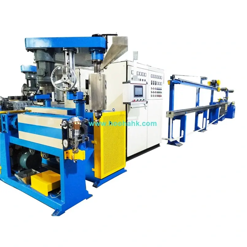 High Quality PE Data Physical Foaming Coaxial Cable Extrusion Machine Skin-Foam-Skin Physical Foaming Cable Extrusion Machine