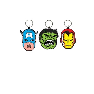 Kingtai Handmade <strong>Crazy</strong> American Cartoon Hero Character Mini Wallet <strong>Earphone</strong> Shell Student Leather Coin Purse Keychain Pendant - Product Image 3