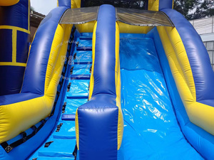 Articles de vente chauds commerciaux château gonflable intérieur enfants moonwalk pull videur pvc 3 en 1 <span class=keywords><strong>maison</strong></span> gonflable de rebond <span class=keywords><strong>toboggan</strong></span> aquatique - Product Image 4
