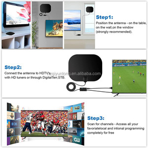 Meilleure <span class=keywords><strong>antenne</strong></span> <span class=keywords><strong>TV</strong></span> intérieure HDTV avec amplificateur, gamme de fréquences VHF UHF, <span class=keywords><strong>prix</strong></span> d'usine, en noir et blanc - Product Image 5