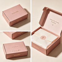Boîtes d'expédition en carton ondulé personnalisées, imprimées, écologiques, pour vêtements, chaussures, emballages cadeaux et artisanat