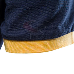 Último diseño Color personalizado para camisetas Polo Patrón sólido Tejido de punto Ropa informal con logotipo personalizado - Product Image 4
