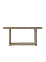 Meuble d'intérieur chinois antique en bois, table d'appoint en panneaux de bois massif fabriquée à la main