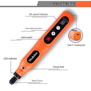 סיבוב אלחוטי חוצה גבולות, סוללת ליתיום נטענת, מהירות משתנה, דיסק חיתוך 125 מ\\\"מ, עשה זאת בעצמך, ליטוש, חריטה, פוליש - Product Image 1