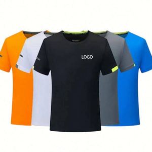 T-shirt à manches courtes col rond à séchage rapide, impression de logo personnalisée, polo, t-shirt pour femmes - Product Image 5