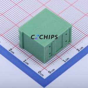 KF2EDGKRCH-5.0-2*2P Plug-in Terminal Block Bent Lead Through Hole,P=5mm Connector Board-to-Board / Socket Closed 2x2P 5mm Green - Product Image 1