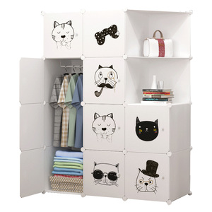 Lemari Pakaian Lipat JAYA, Desain Plastik, Portable, untuk Kamar Tidur, Gaya Master, Furnitur Rumah untuk Anak Perempuan, Dapat Dibangun Sendiri, Online - Product Image 4