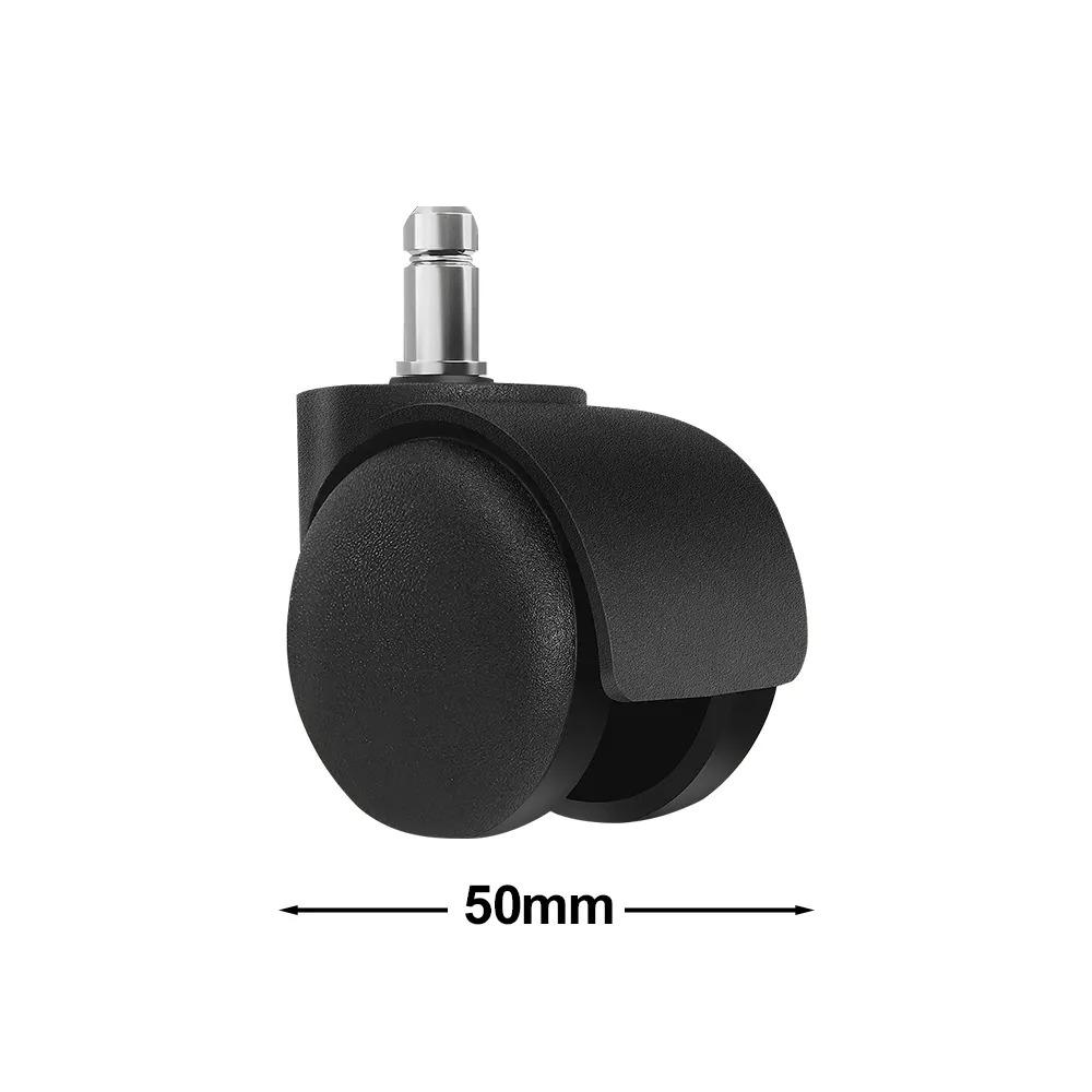 KEDE Top Sale Heavy Duty 50MM Universal Furniture Gaming Chair Replacement Parts Office Chair Caster Wheels Chair Wheels